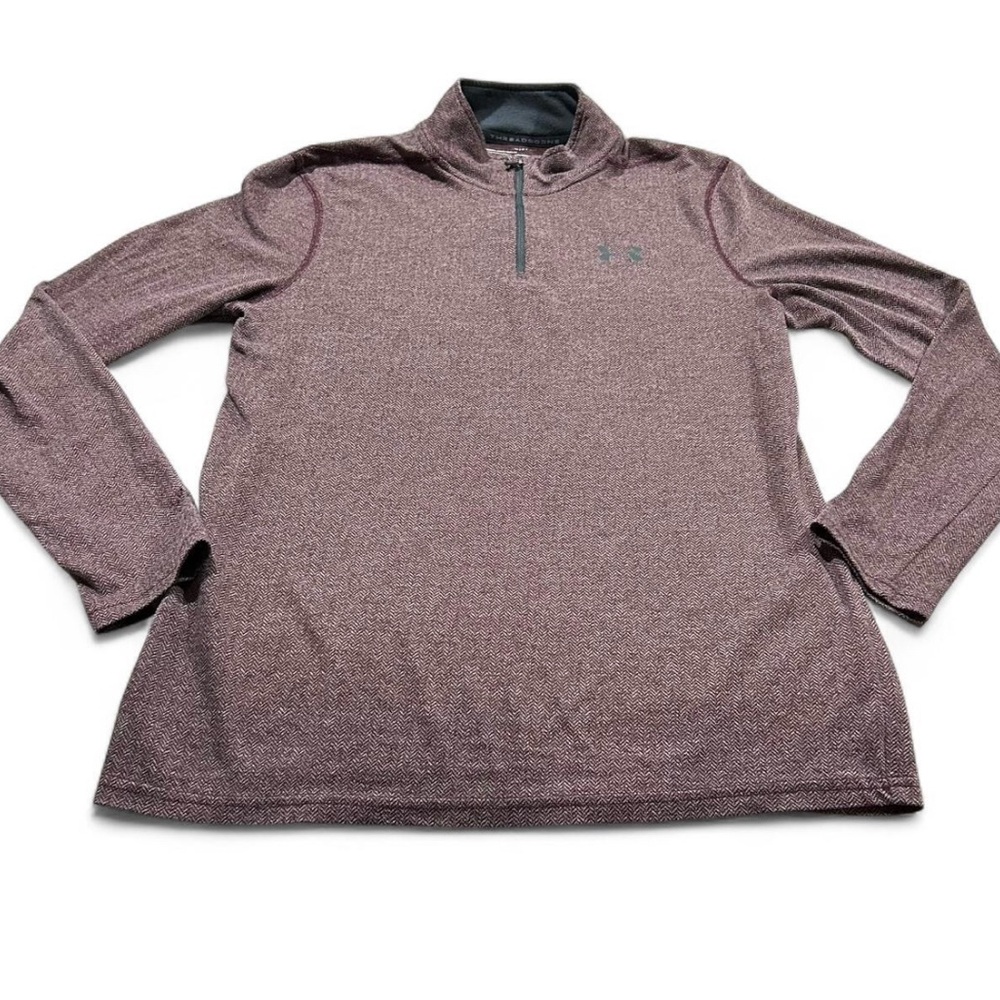 Under Armour Women's Maroon Quarter-Zip Sweatshirt